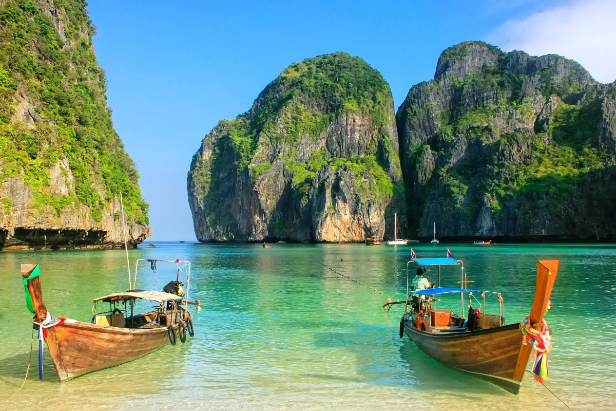 Ko Phi Phi Don, Thailand. Photographed by Don Mammoser. Image via Shutterstock.