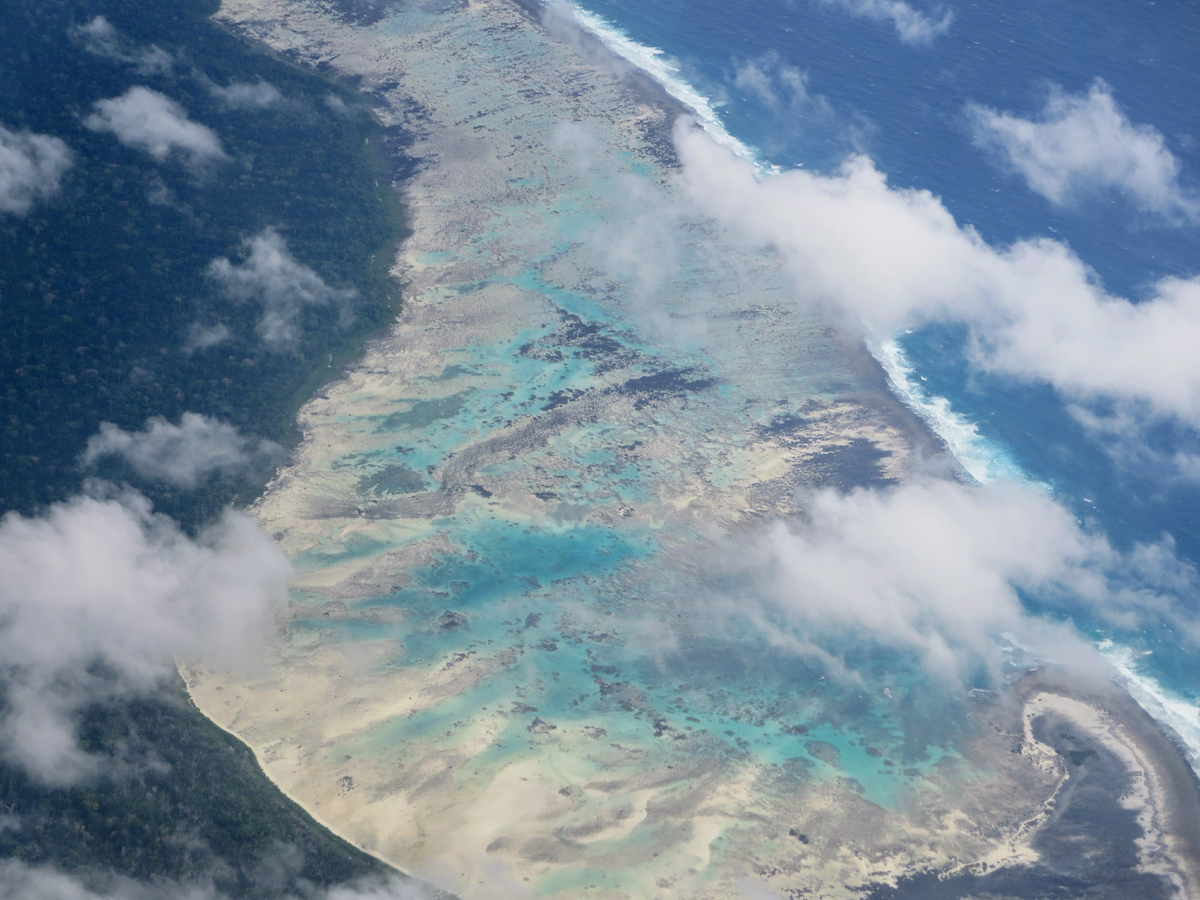 North Sentinel Island, India. Photographed by vivaswa. Image via Shutterstock.