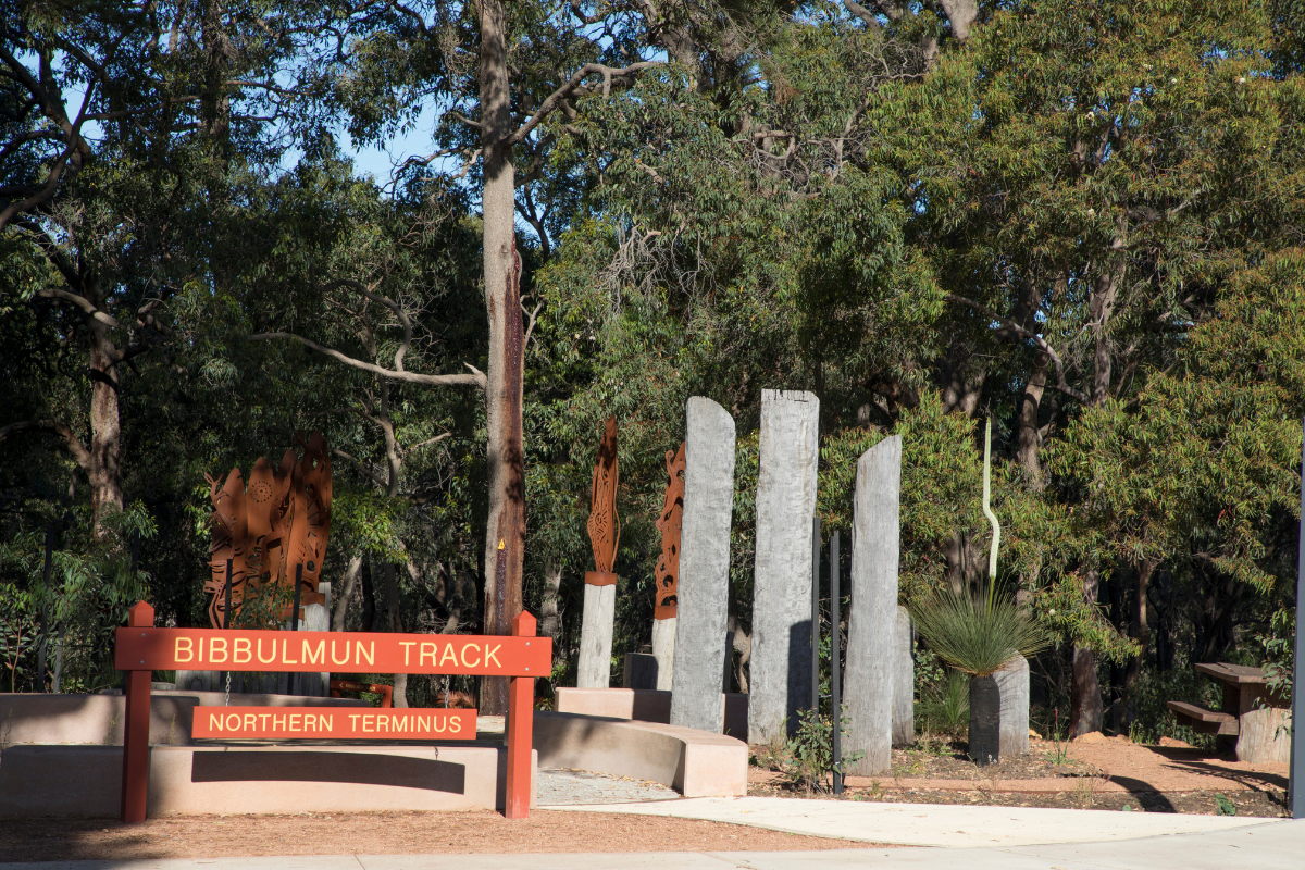 Bibbulmun Track Northern Terminus, Kalamunda. Image via Tourism Western Australia.