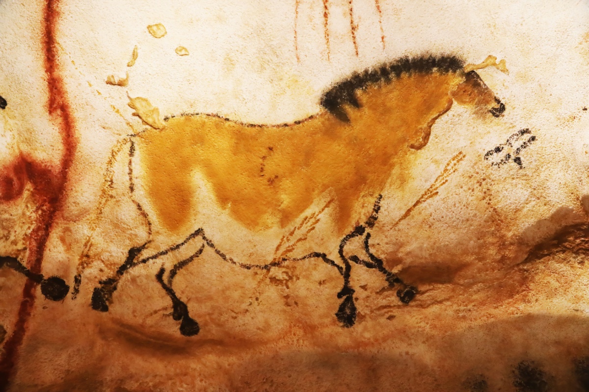 Lascaux Cave art, France. Photography by spatuletail. Image via Shutterstock