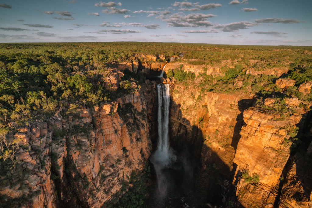 The 5 Most Beautiful Waterfalls In The Northern Territory 2024 Hunter   Aerial Shot Of Jim Jim Falls Northern Territory. Image Via Tourism NT 1024x683 