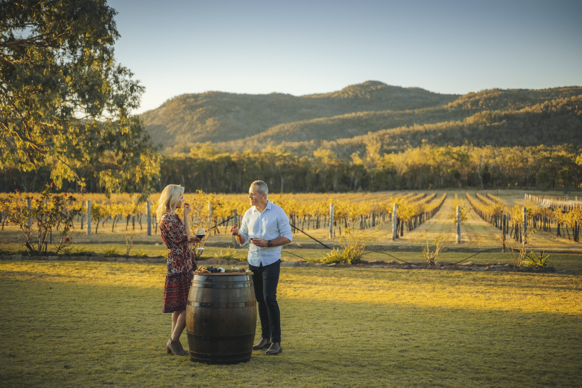 Seventh Wines, Granite Belt, QLD. Image via Tourism and Events Queensland