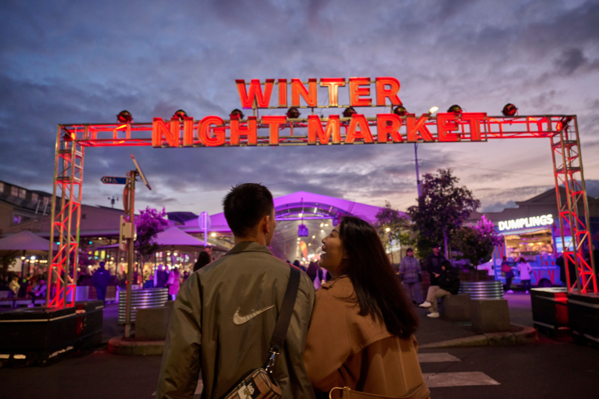 Queen Victoria Market - Winter Night Market. Image via Visit Victoria