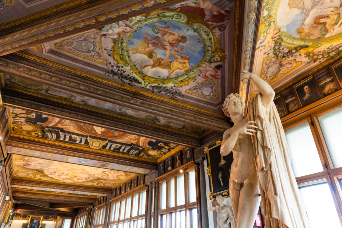 Uffizi Gallery. Photography by Maziarz. Image via Shutterstock