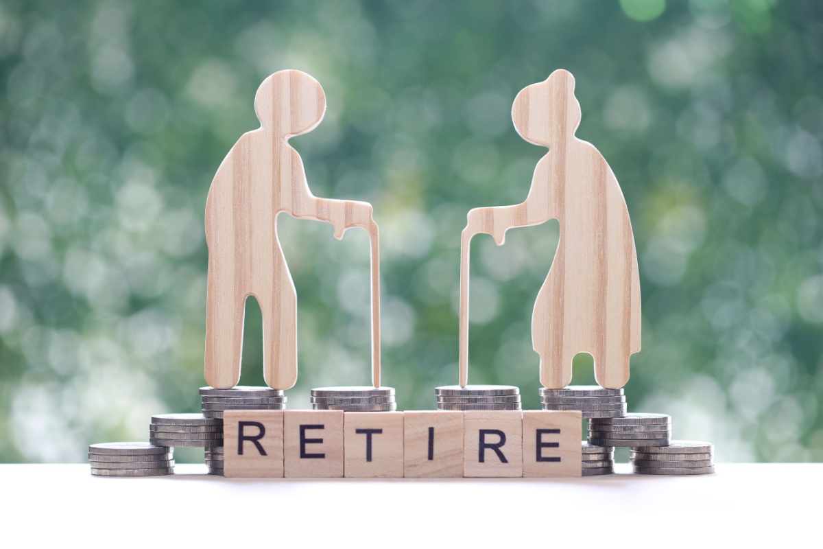 Senior couple planning retirement. Photography by Monthira via Shutterstock