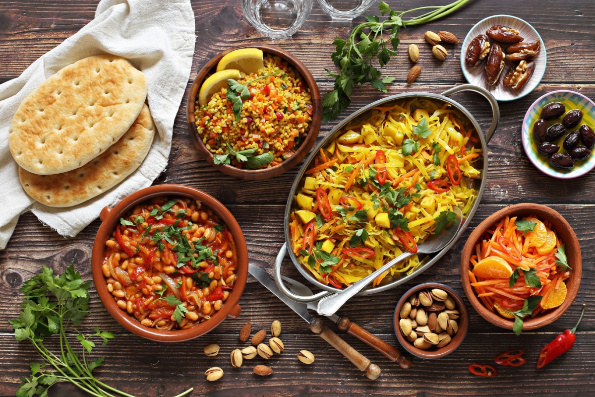 Traditional African food. Photography by Losangela via Shutterstock