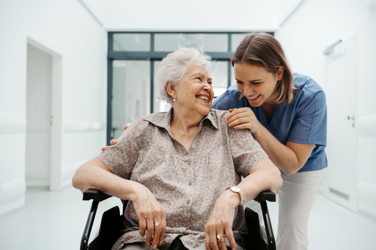 Aged care. Photography by Halfpoint via Shutterstock