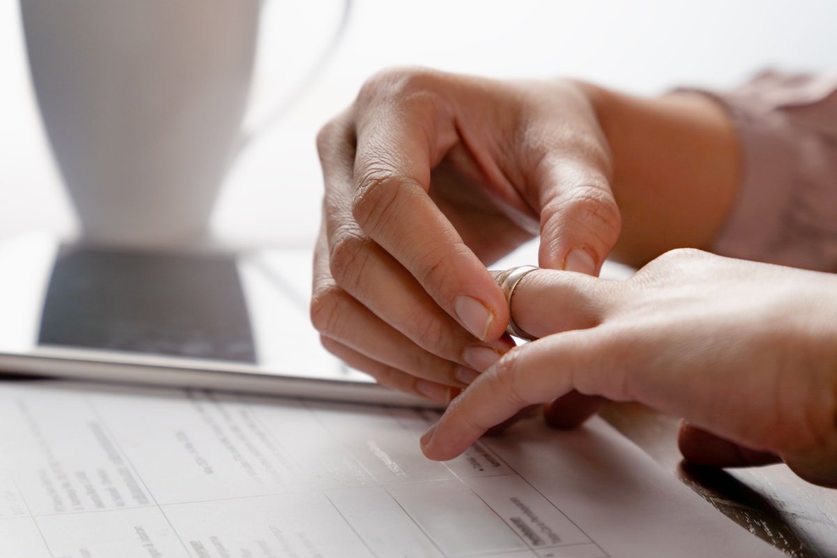 Divorce and documents. Photography by m.dipo via Shutterstock