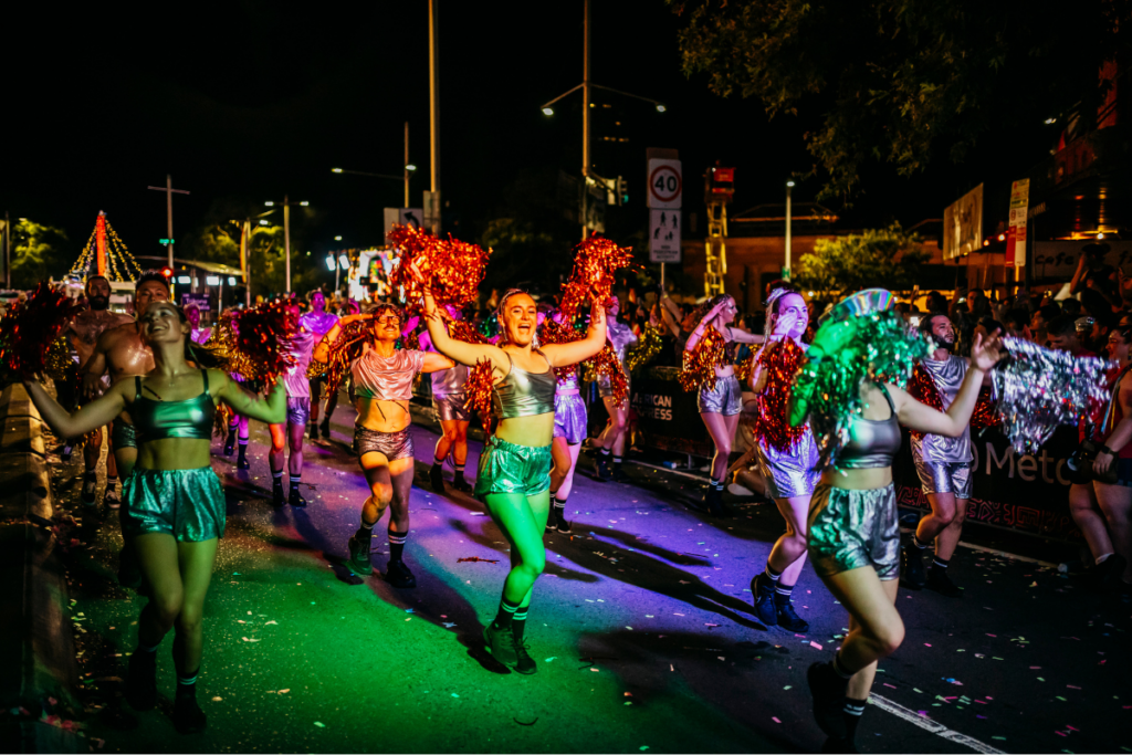 Sydney Gay and Lesbian Mardi Gras 2023, Sydney. Image via Destination NSW