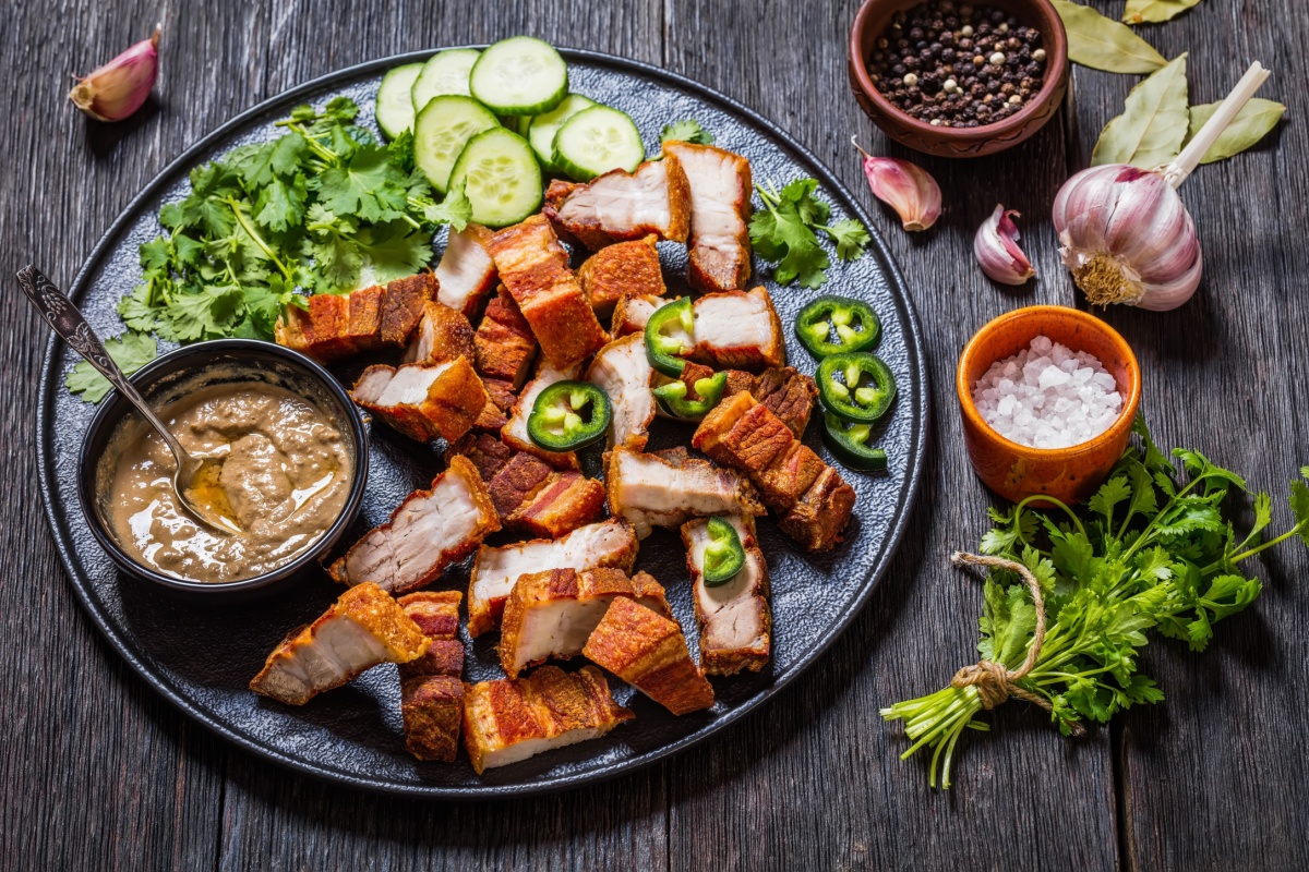 Filipino Lechon Kawali. Photography by 'from my point of view' via Shutterstock